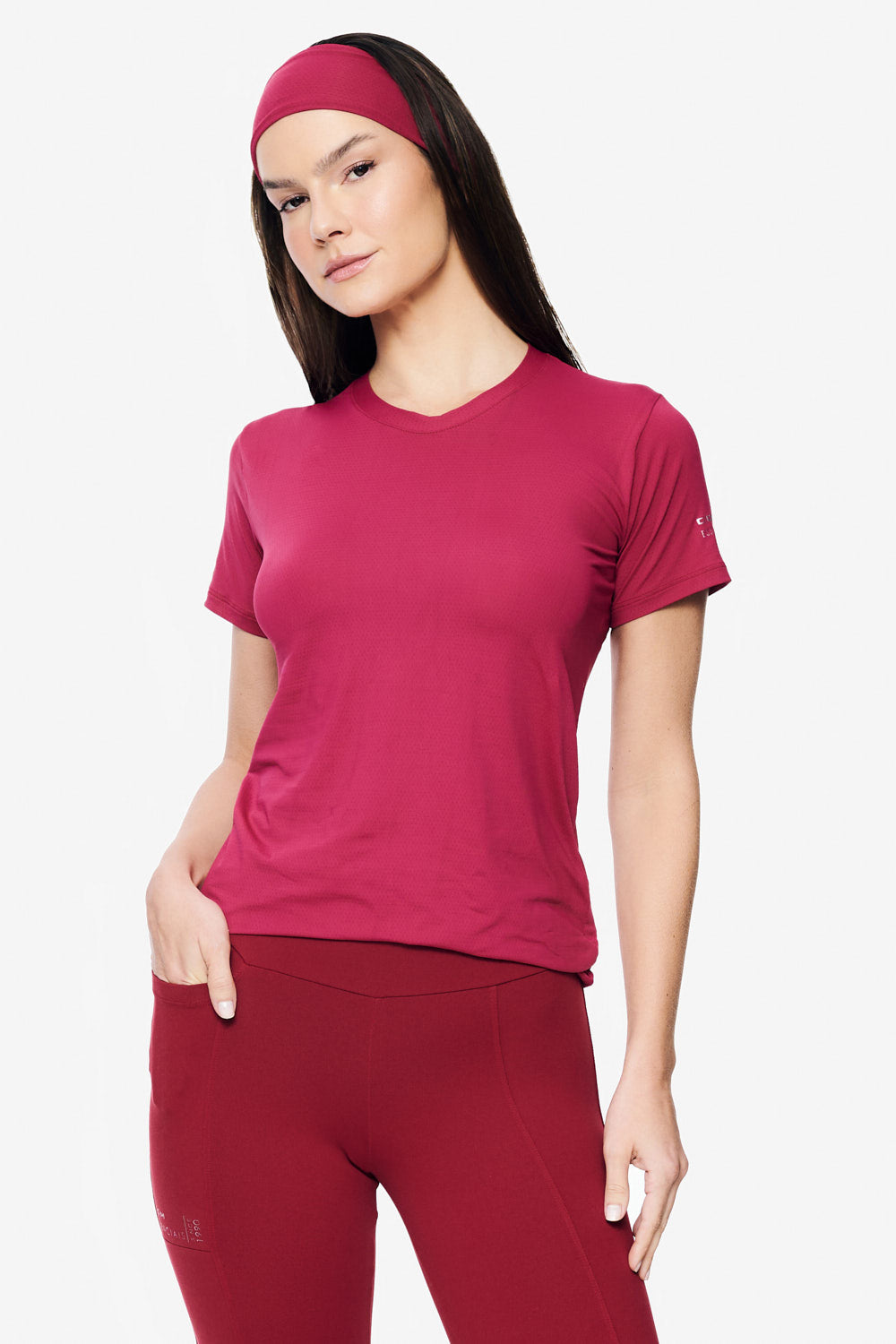 Camiseta Manga Curta Laurinda CARMIM