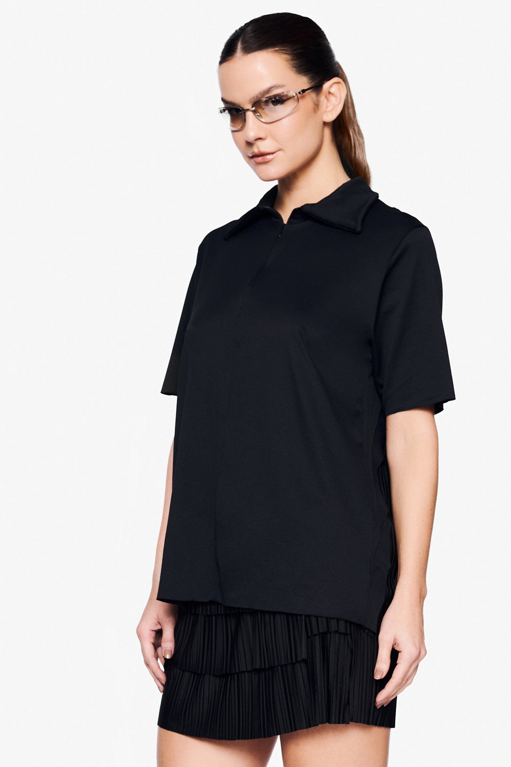 Camiseta Manga Curta Popli PRETO