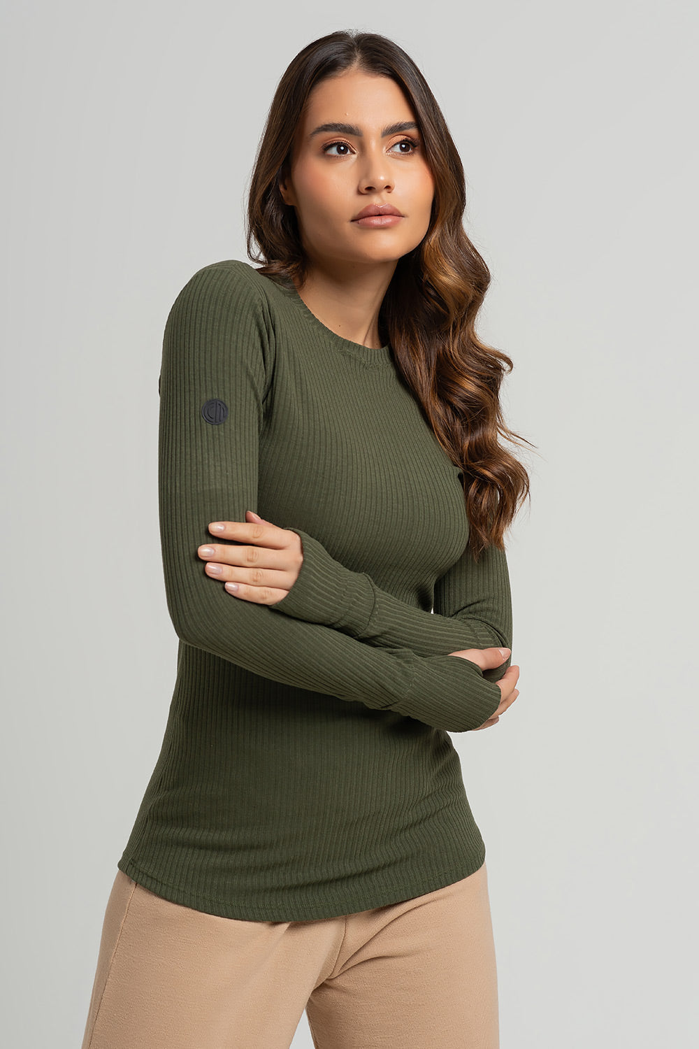 Camiseta Manga Longa Paranoia VERDE MILITAR