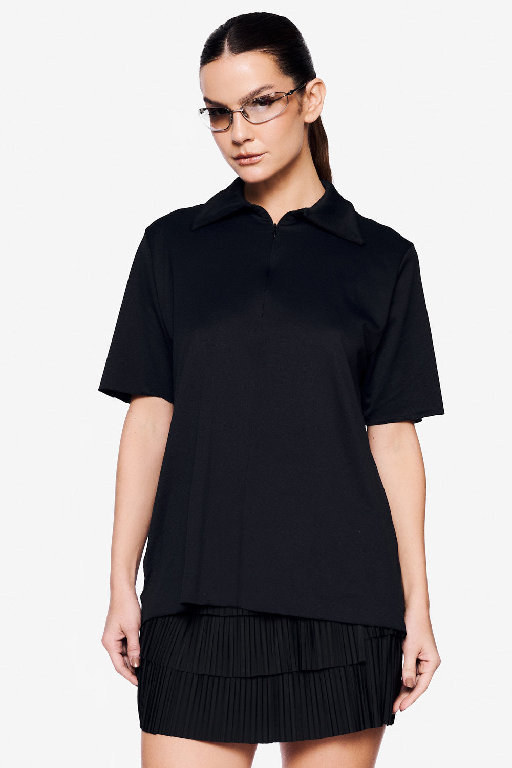 Camiseta Manga Curta Popli PRETO