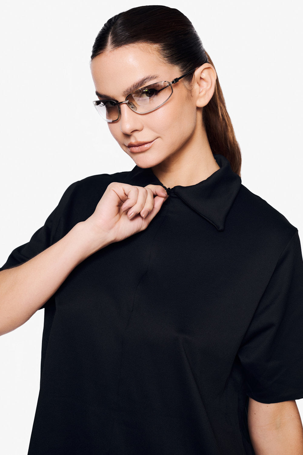 Camiseta Manga Curta Popli PRETO